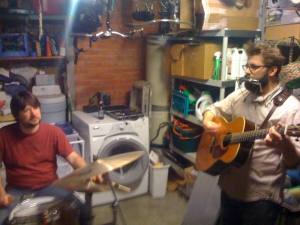 Ivan and Chris rehearse