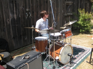 Chris and his new Slingerland