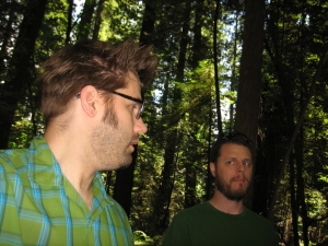 Ivan and Mark lost in the forest